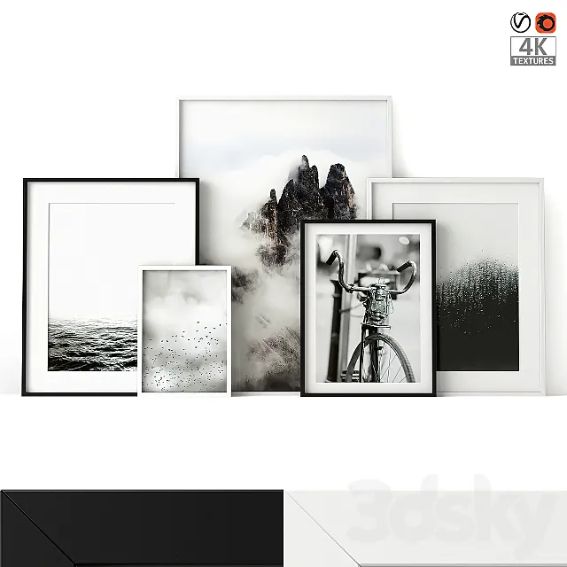 BW Posters 3D Model BW Posters 3D Model