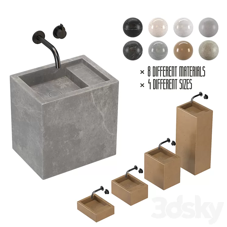 byCOCCON PB Basin 40 3D Model byCOCCON PB Basin 40 3D Model