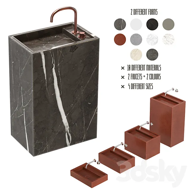 byCOCCON PB Basin 60 3D Model byCOCCON PB Basin 60 3D Model