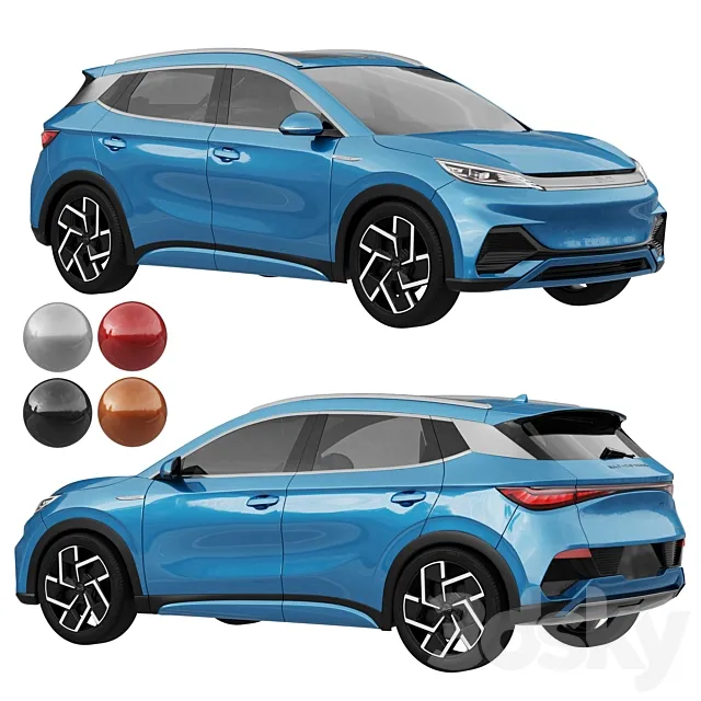 BYD Atto 3 3D Model