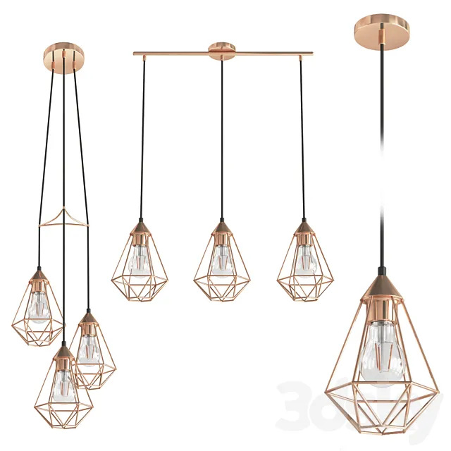 Byron grid lamp 3DModel