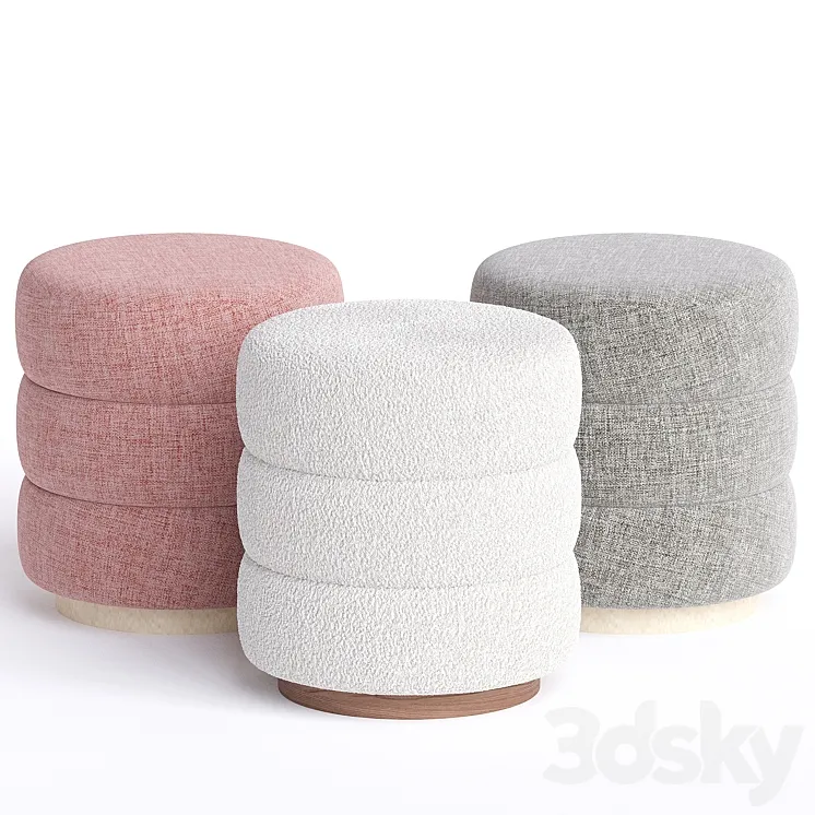 BYZANCE OTTOMAN ARMY SNOW POUF 3D Model Free Download