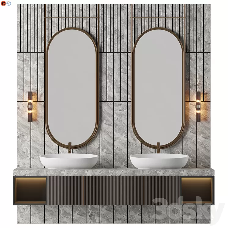 C lassy bathroom 3D Model C lassy bathroom 3D Model