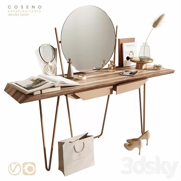 C oseno dressing table 3D Model