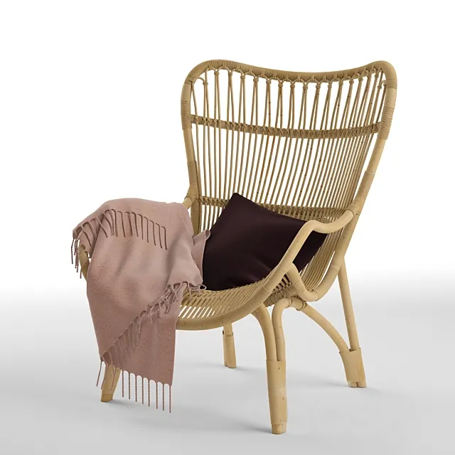 C110 Highback Lounge Chair 3D Model C110 Highback Lounge Chair 3D Model