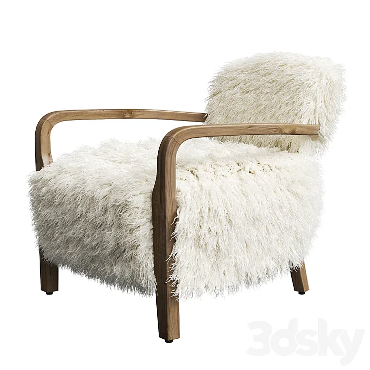Cabana Chair Yeti Beige – Timothy Oulton 3D Model Free Download
