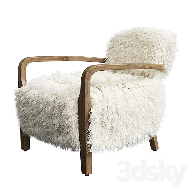 Cabana Chair Yeti Beige – Timothy Oulton 3DModel