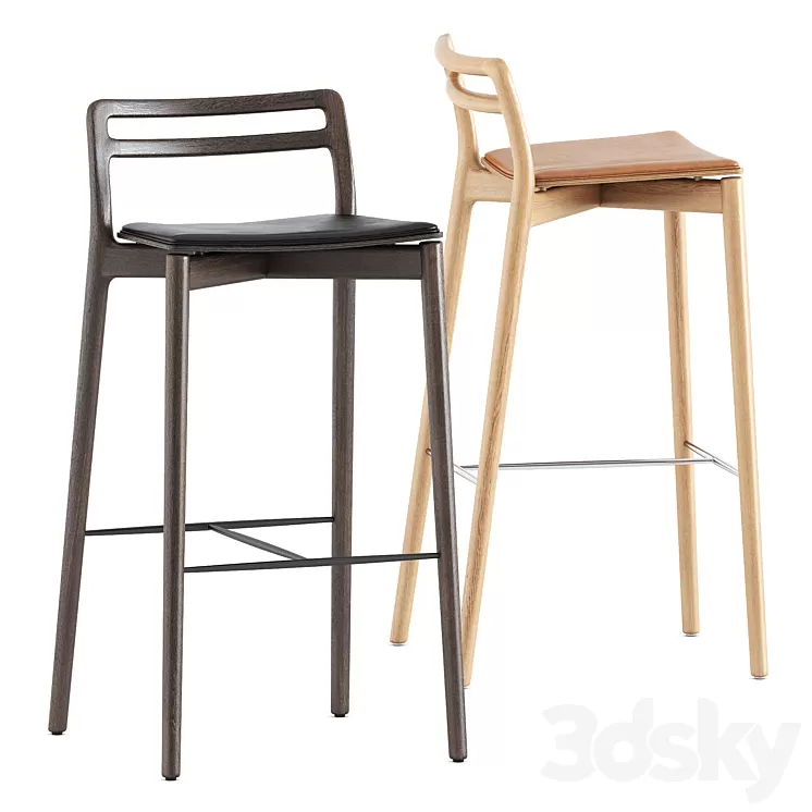 Cabin bar stool by vipp 3D Model Free Download Cabin bar stool by vipp 3D Model Free Download