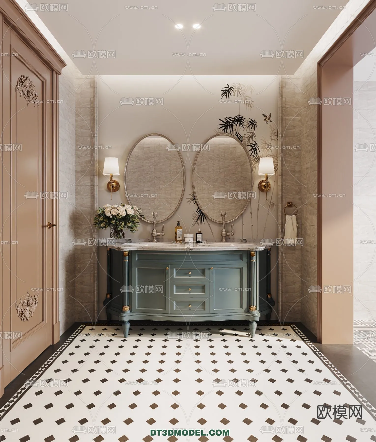 Cabinet 3D Models for Bathroom – Furniture Design – 004 Cabinet 3D Models for Bathroom – Furniture Design – 004