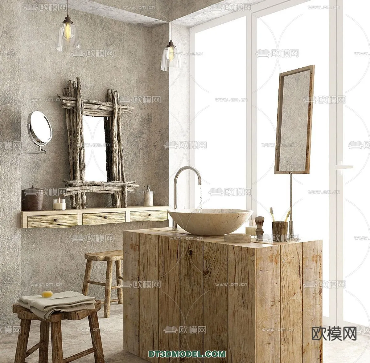 Cabinet 3D Models for Bathroom – Furniture Design – 006 Cabinet 3D Models for Bathroom – Furniture Design – 006