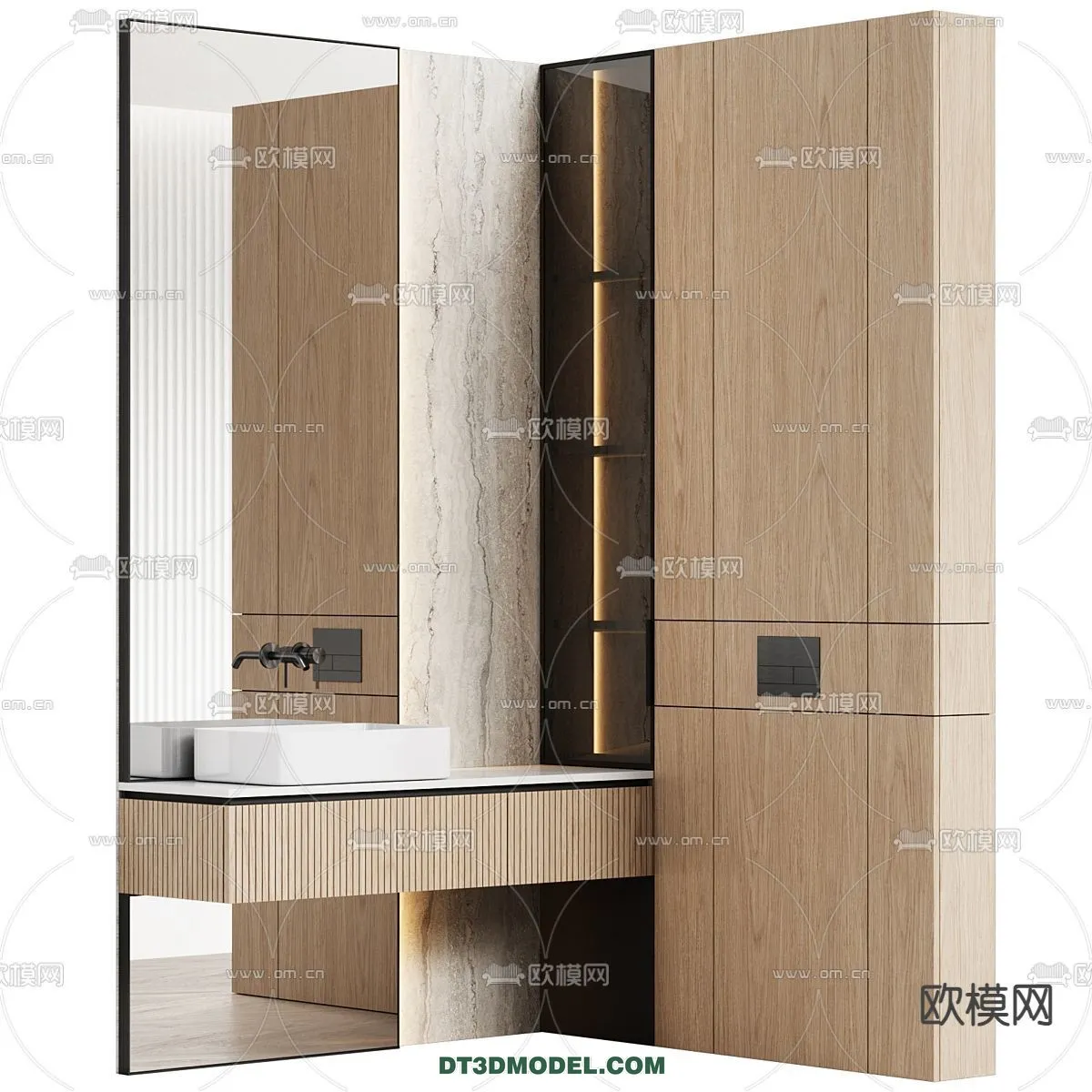 Cabinet 3D Models for Bathroom – Furniture Design – 007 Cabinet 3D Models for Bathroom – Furniture Design – 007
