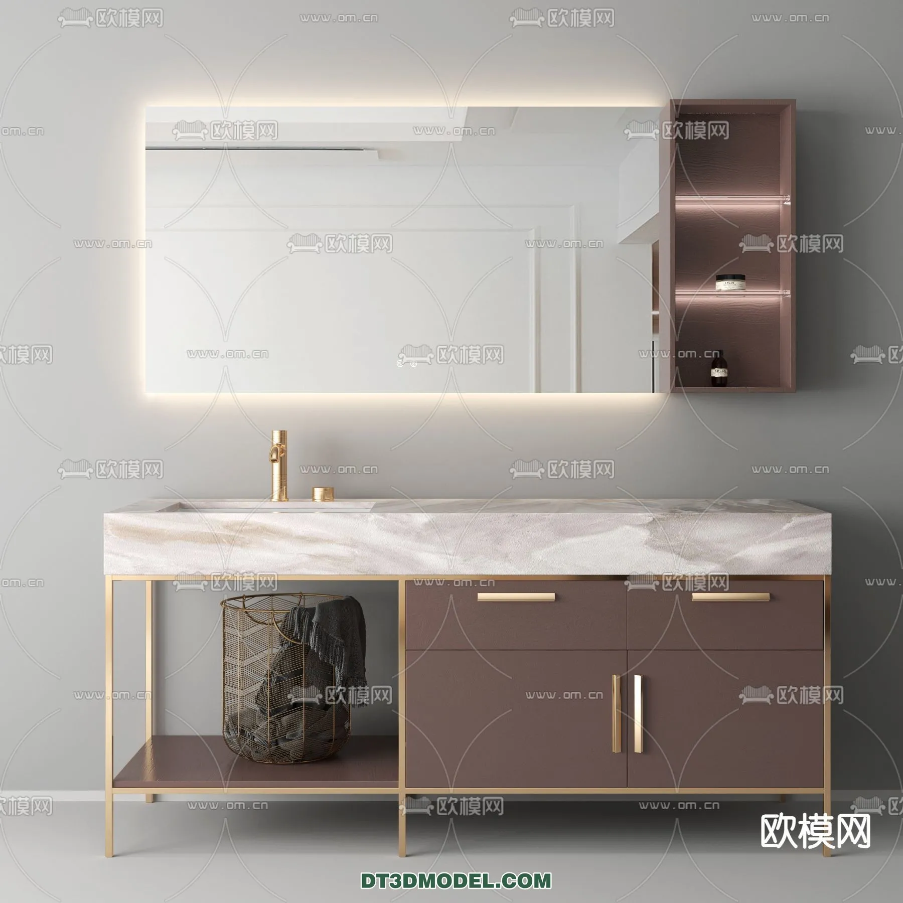 Cabinet 3D Models for Bathroom – Furniture Design – 012 Cabinet 3D Models for Bathroom – Furniture Design – 012