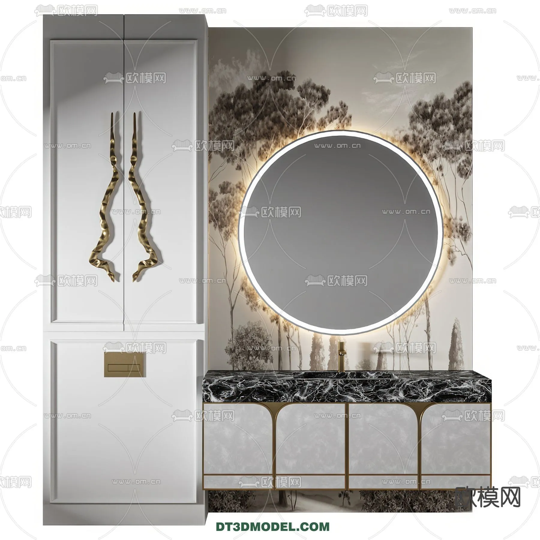 Cabinet 3D Models for Bathroom – Furniture Design – 016 Cabinet 3D Models for Bathroom – Furniture Design – 016