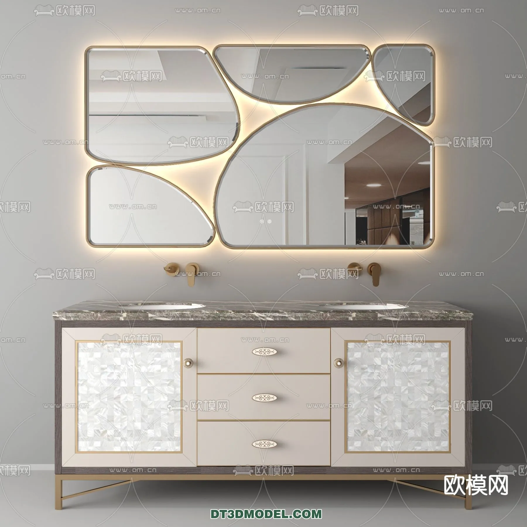 Cabinet 3D Models for Bathroom – Furniture Design – 019 Cabinet 3D Models for Bathroom – Furniture Design – 019