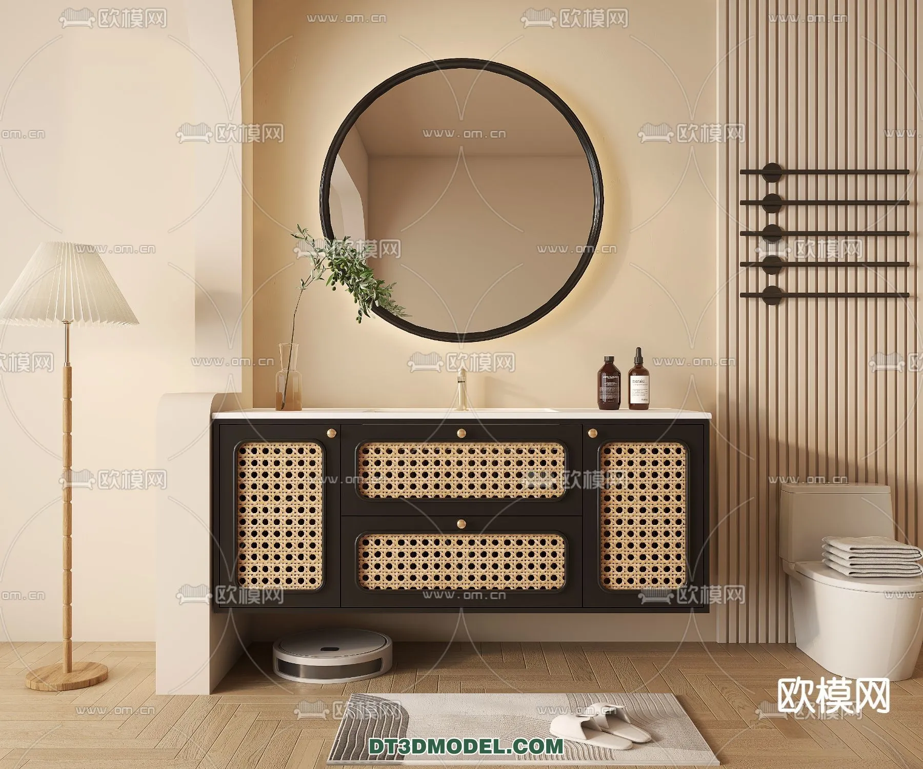 Cabinet 3D Models for Bathroom – Furniture Design – 024 Cabinet 3D Models for Bathroom – Furniture Design – 024