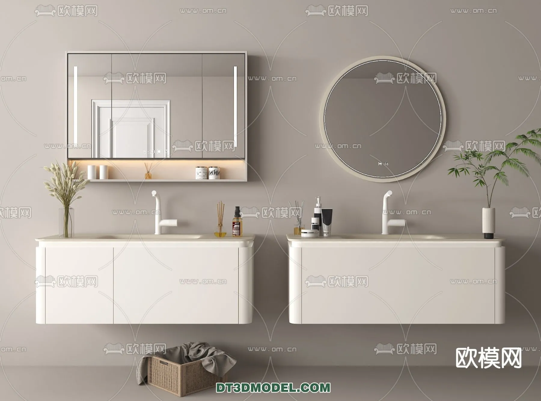 Cabinet 3D Models for Bathroom – Furniture Design – 031 Cabinet 3D Models for Bathroom – Furniture Design – 031