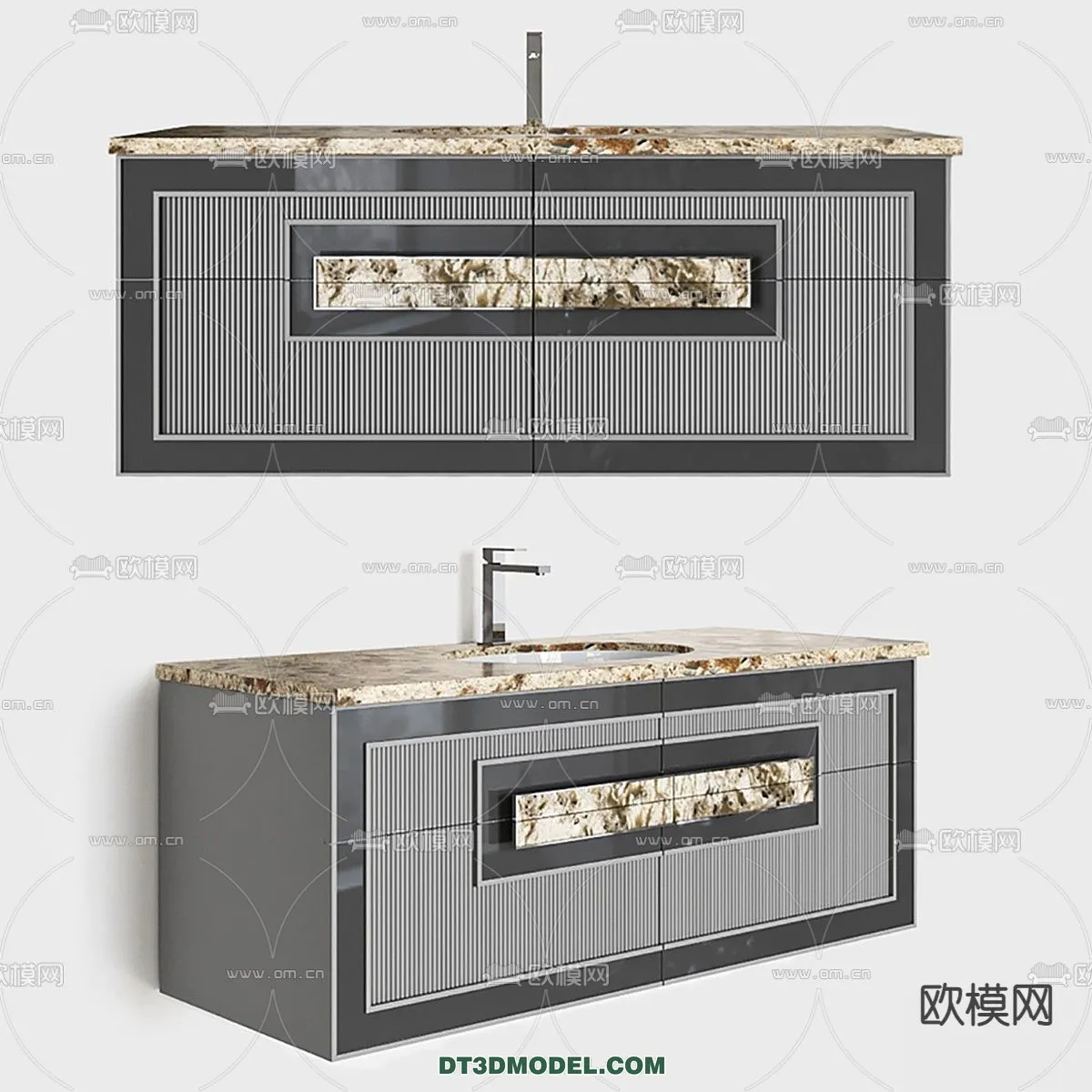 Cabinet 3D Models for Bathroom – Furniture Design – 033 Cabinet 3D Models for Bathroom – Furniture Design – 033