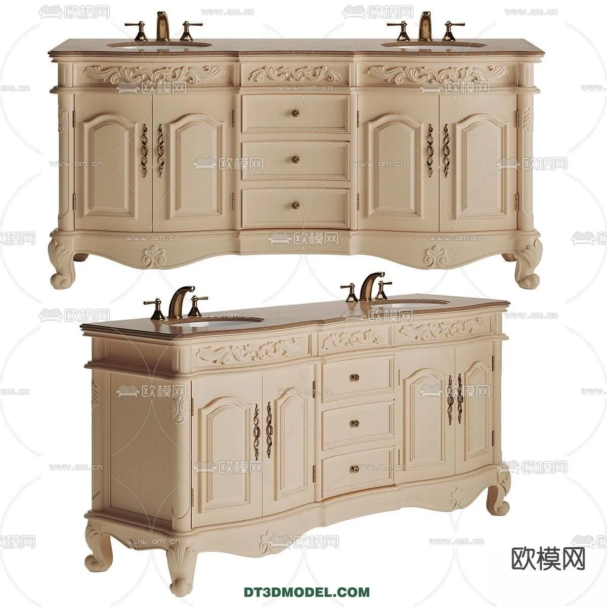 Cabinet 3D Models for Bathroom – Furniture Design – 035 Cabinet 3D Models for Bathroom – Furniture Design – 035