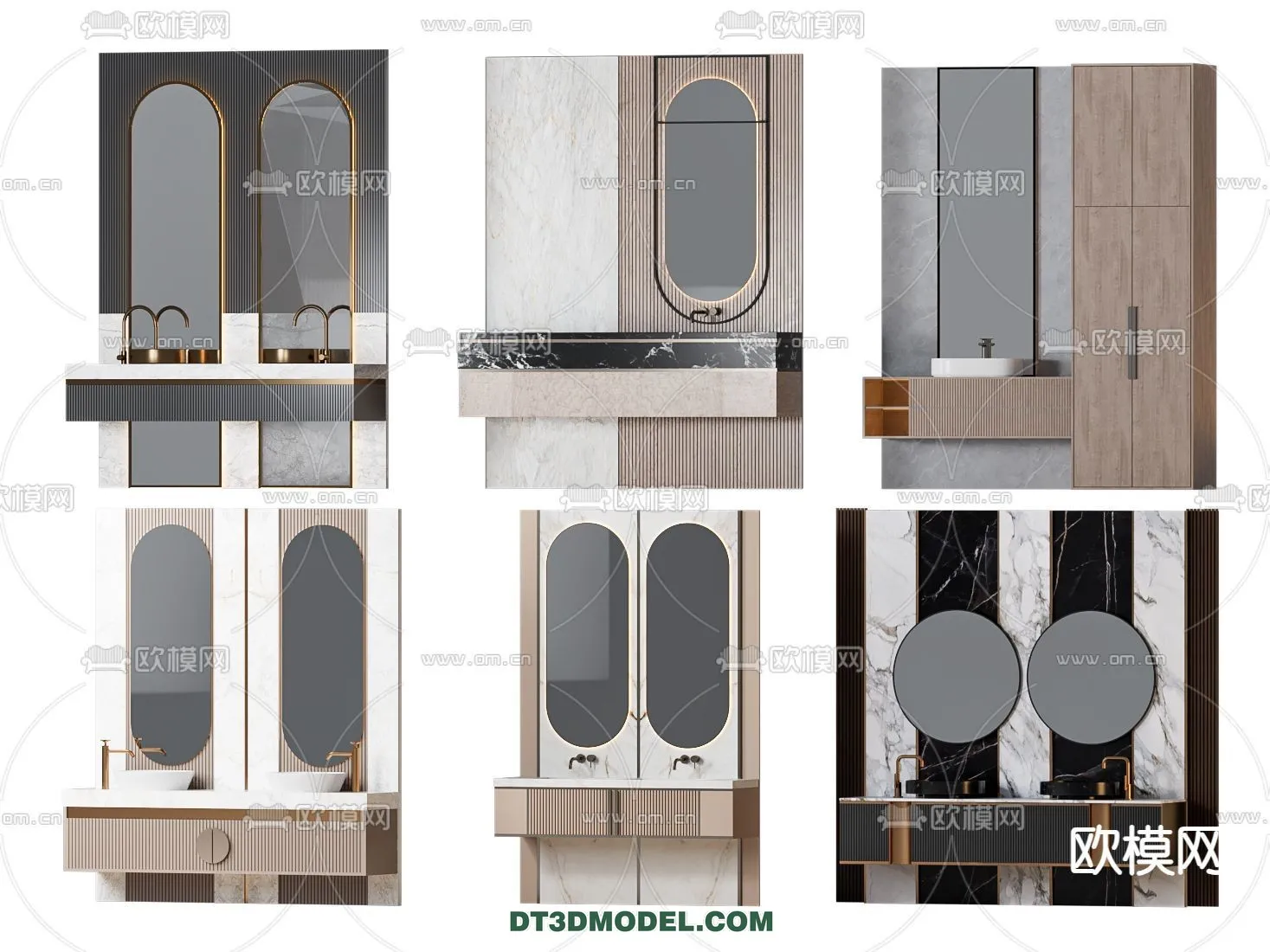 Cabinet 3D Models for Bathroom – Furniture Design – 039 Cabinet 3D Models for Bathroom – Furniture Design – 039