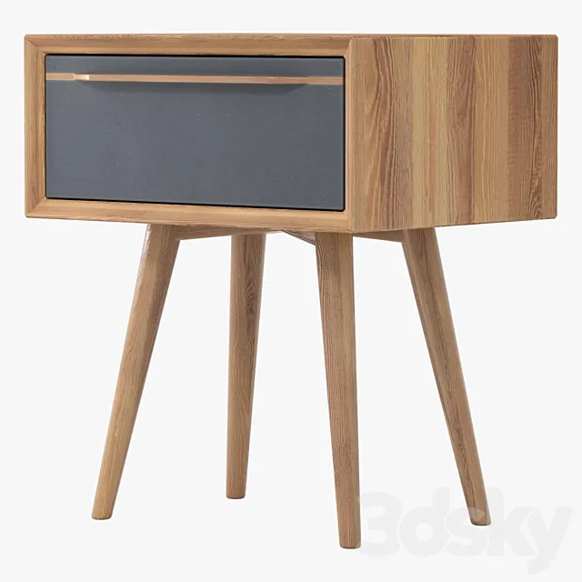 Cabinet Bruni Black with drawer. 45 * 52 * 35 cm 3DModel Cabinet Bruni Black with drawer. 45 * 52 * 35 cm 3DModel