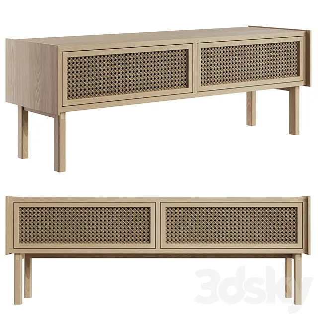 Cabinet CANA HiFi from Bolia 3D Model Cabinet CANA HiFi from Bolia 3D Model