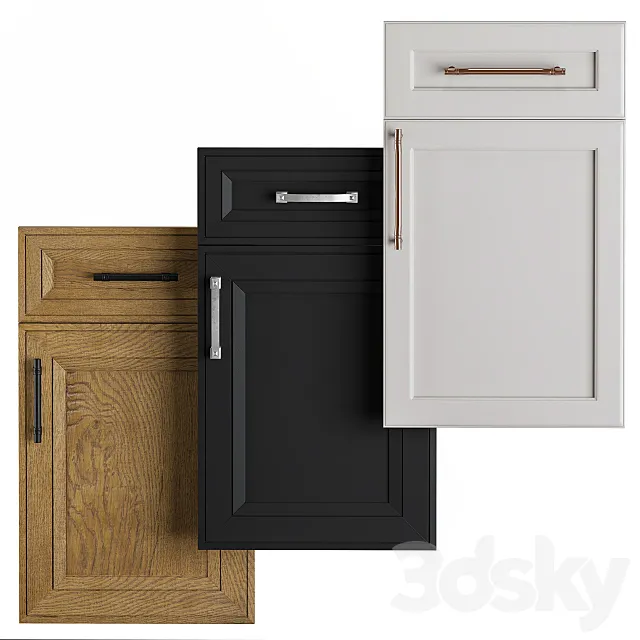 Cabinet Door Set 03 Free Download
