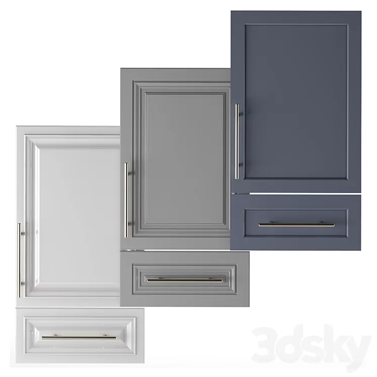 Cabinet Doors 01 3D Model