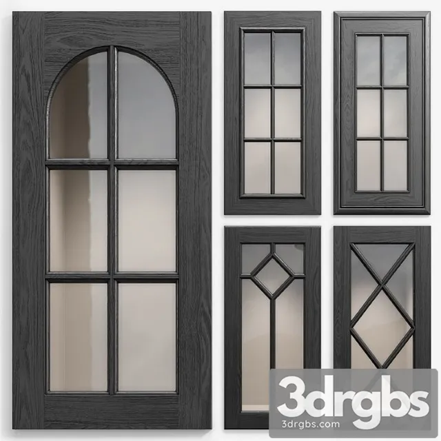 Cabinet doors set 5 3D Model Download