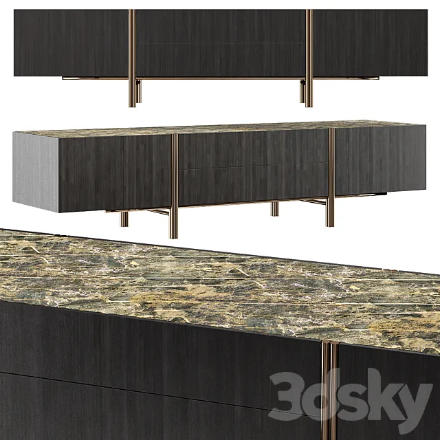 Cabinet edge tv 3DModel