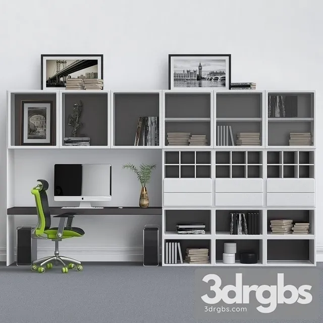 Cabinet For Office 2 3D Model Download Cabinet For Office 2 3D Model Download