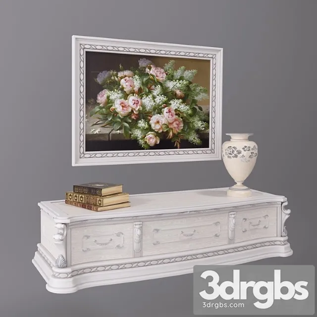 Cabinet for tv isabella carpenter zc208 1740х620х400 2 3D Model Download Cabinet for tv isabella carpenter zc208 1740х620х400 2 3D Model Download