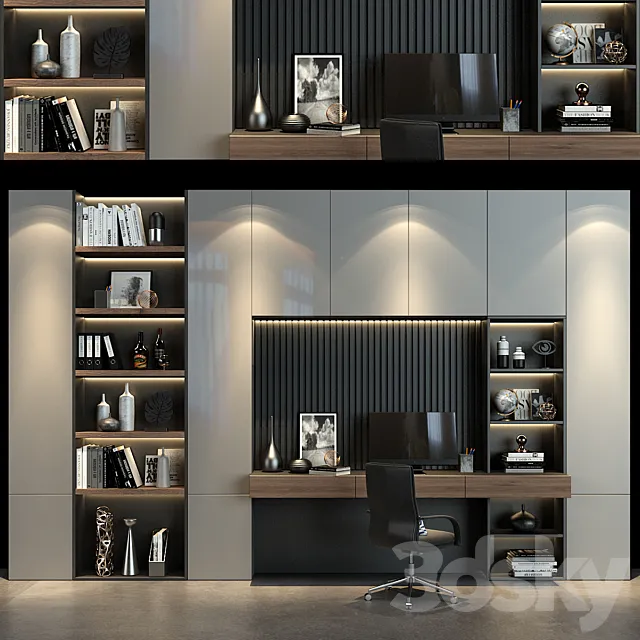 Cabinet Furniture 0113 3D Model Cabinet Furniture 0113 3D Model