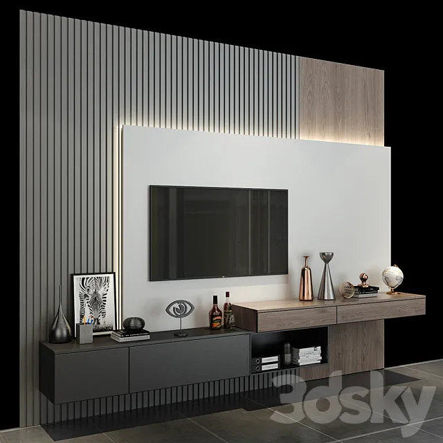 Cabinet Furniture 0131 3D Model Cabinet Furniture 0131 3D Model