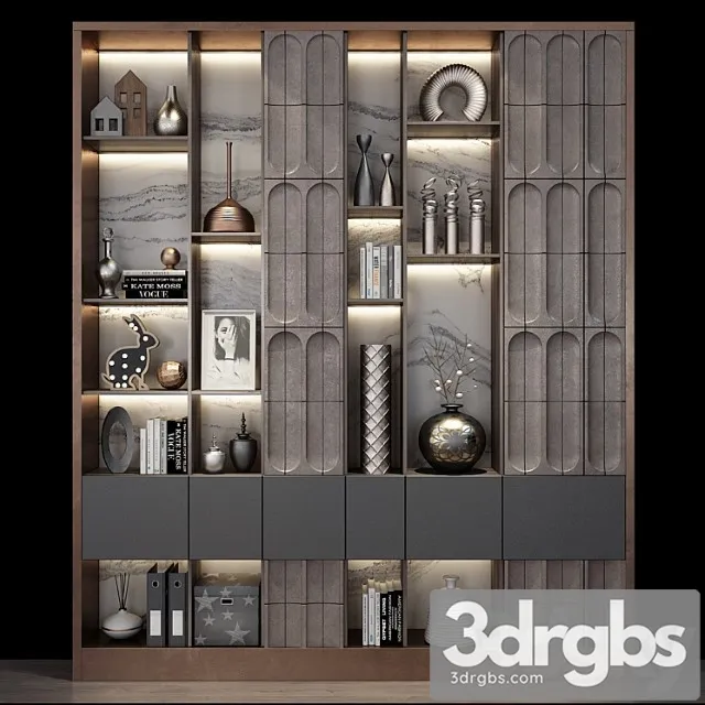 Cabinet furniture 0297 2 3D Model Download