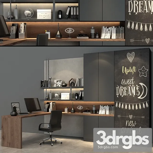 Cabinet Furniture 040 1 3D Model Download