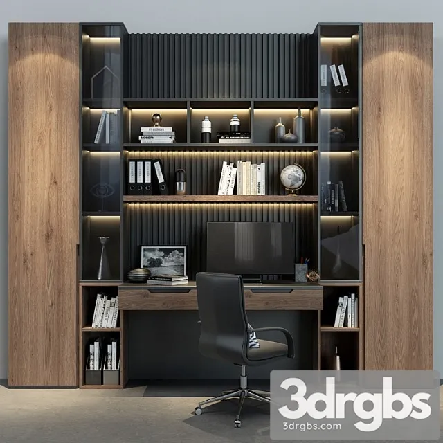 Cabinet furniture 088 2 3D Model Download