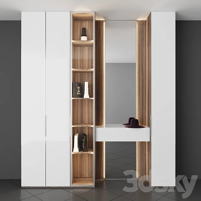 Cabinet in the hall 3DModel