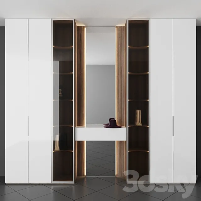 Cabinet in the hallway 2 3DModel