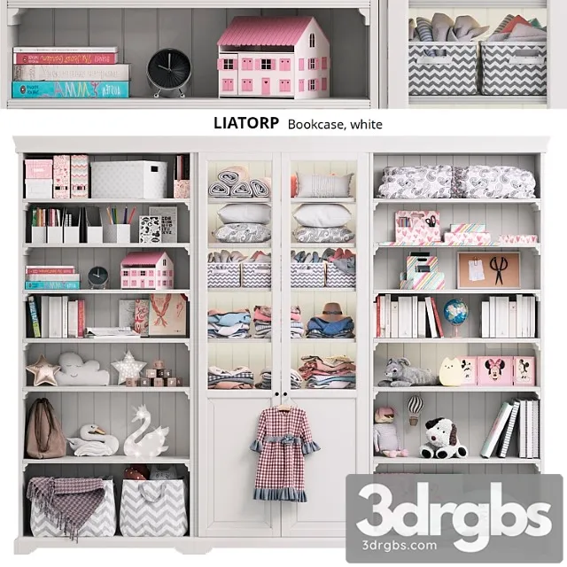 cabinet liatorp ikea 3D Model Download