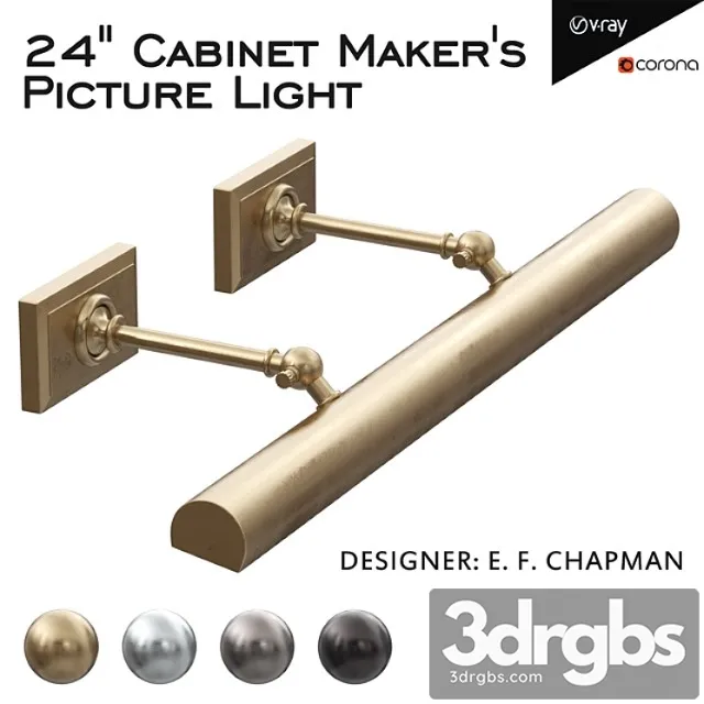 Cabinet Maker Picture Light 3D Model Download Cabinet Maker Picture Light 3D Model Download