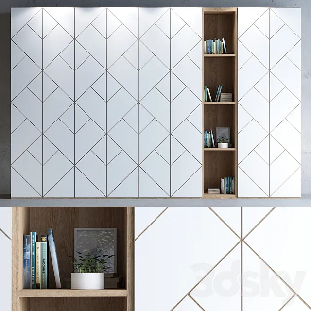 Cabinet – rack 11 3D Model Cabinet – rack 11 3D Model