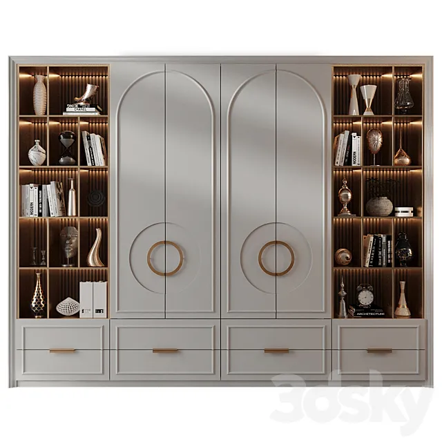 Cabinet set 385 3D Model