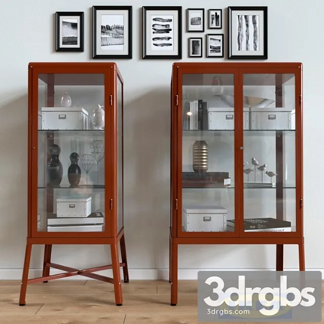 Cabinet showcase ikea factory 3D Model Download