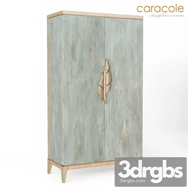 Cabinet watercolours caracole 3D Model Download