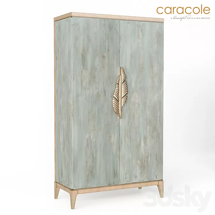 Cabinet Watercolours Caracole 3D Model