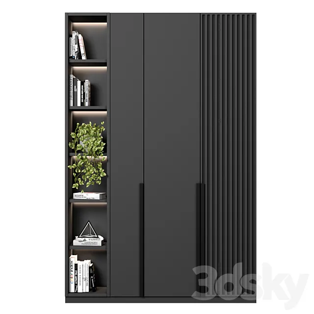 Cabinet with shelves 12 3DModel Cabinet with shelves 12 3DModel