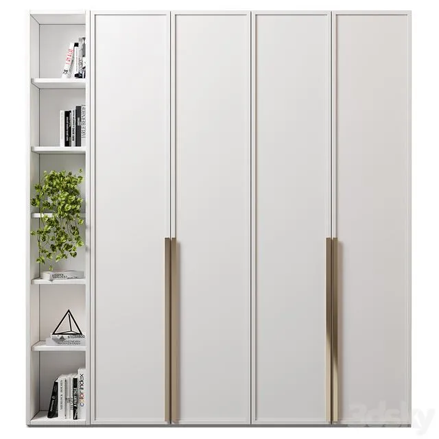 Cabinet with shelves 87 3D Model Cabinet with shelves 87 3D Model