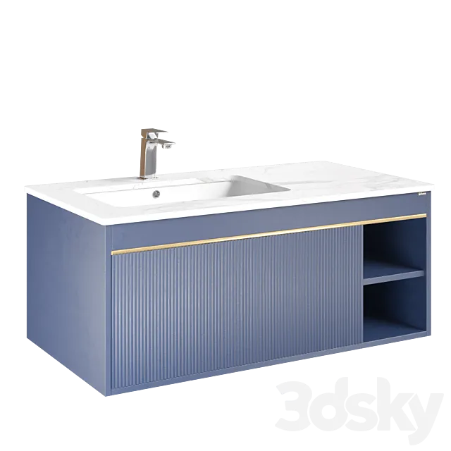Cabinet with sink Orans 3D Model Cabinet with sink Orans 3D Model