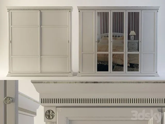 Cabinets PALAZZO DUCALE BIANCO 3D Model