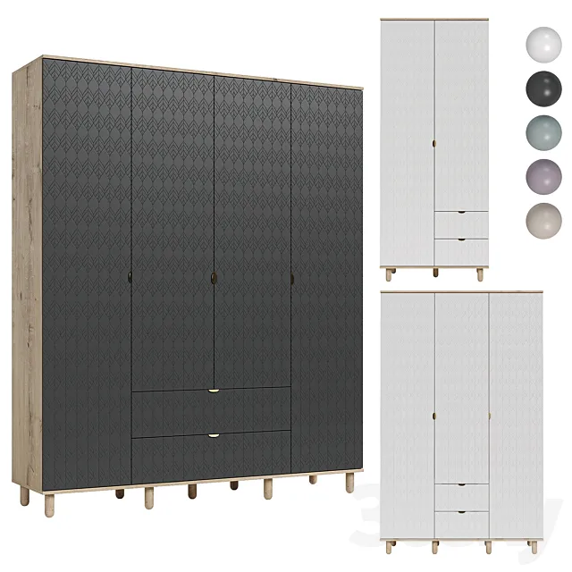 Cabinets Tedjons Leaf by divan.ru 3D Model Cabinets Tedjons Leaf by divan.ru 3D Model